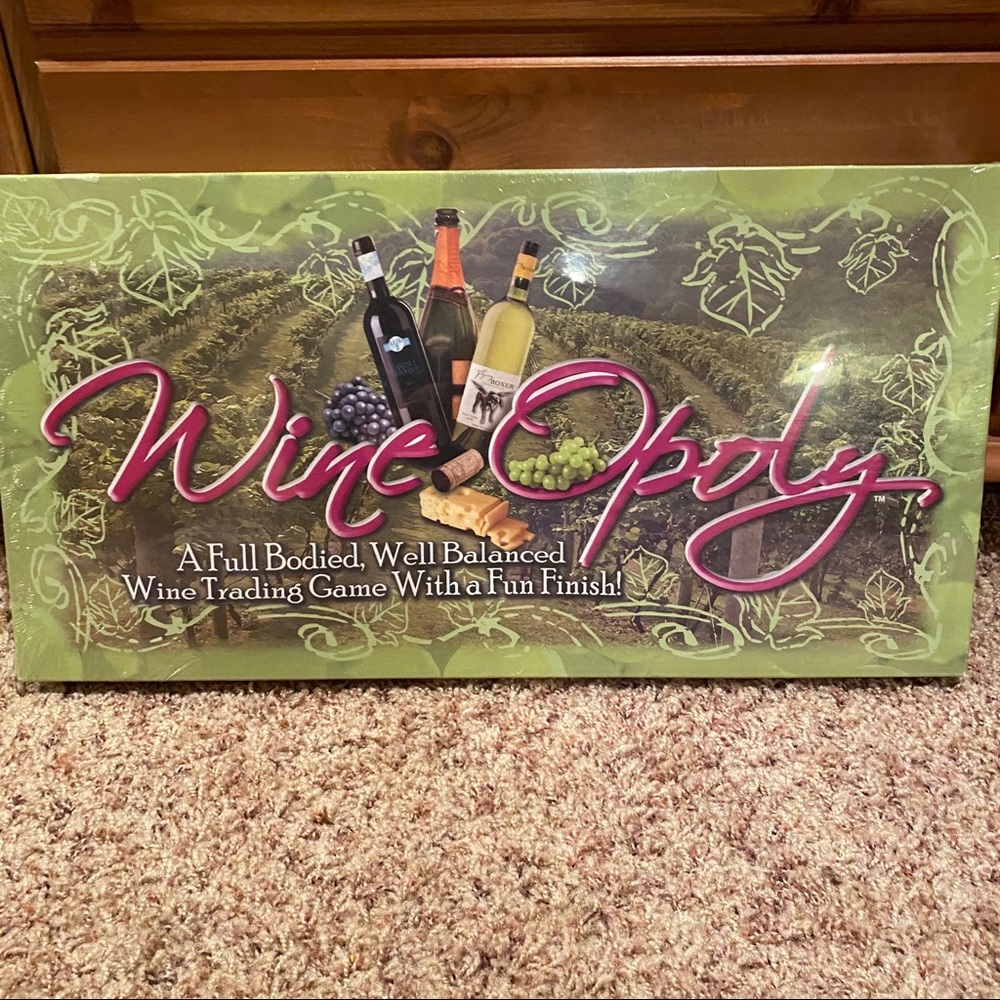 Board Game Wine Opoly Brand New